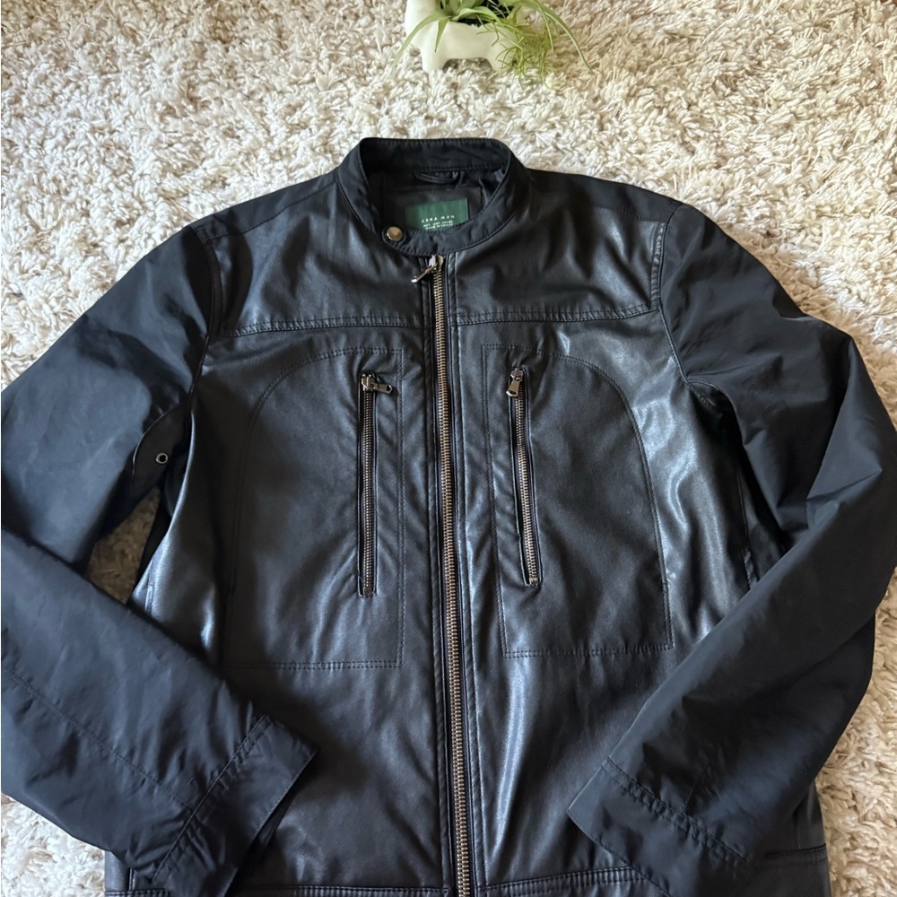 Zara Men's Charcoal Lightweight Jacket - Picture 1 of 7